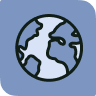 sustainable agriculture, Globe icon, Earth